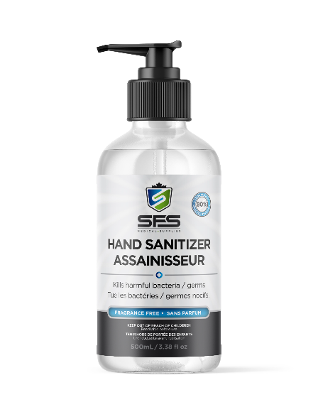 Hand Sanitizer - 500ML Pump Bottle 80% Alcohol - 18 pack